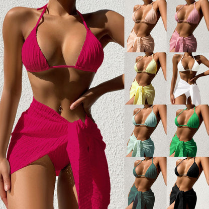 Halterneck Swimsuit Set Beach